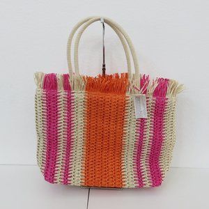 Cee Klein New York Straw Tote Bag